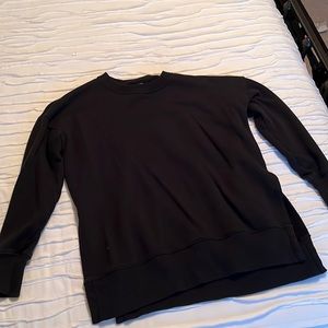 Aerie Oversized Black Sweatshirt XXS
